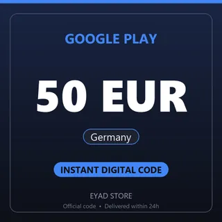 Google Play 50 EUR Gift Card - Germany