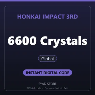 Honkai Impact 3rd Top-Up - 6600 Crystals - Global