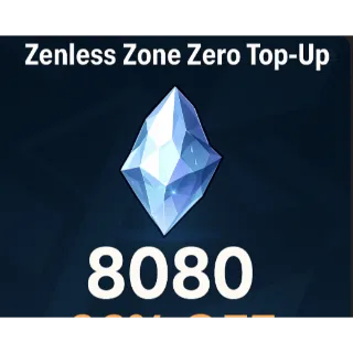✨ 8080 Monochrome – Zenless Zone Zero Top-Up 🔥 |  Fast & Safe (UID & Server Needed)
