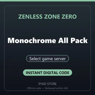 Zenless Zone Zero Top-Up - Monochrome All Pack - Select game server