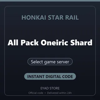 Honkai Star Rail Top-Up - All Pack Oneiric Shard - Select game server