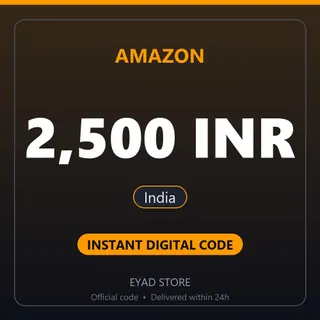 Amazon 2500 INR Gift Card - India