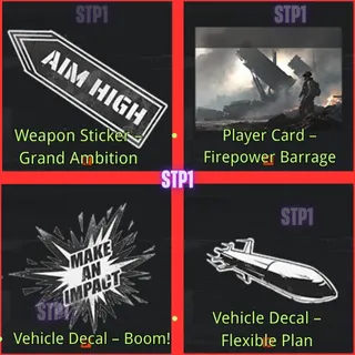 Battlefield 6 Player Card Weapon Sticke Vehicle Decal KEY/CODE