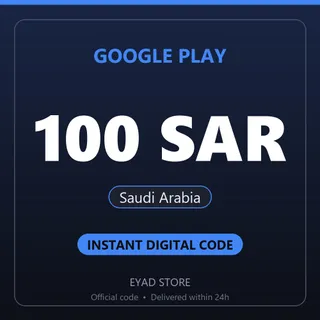 Google Play 100 SAR Gift Card - Saudi Arabia