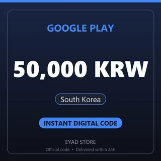 Google Play 50000 KRW Gift Card - South Korea