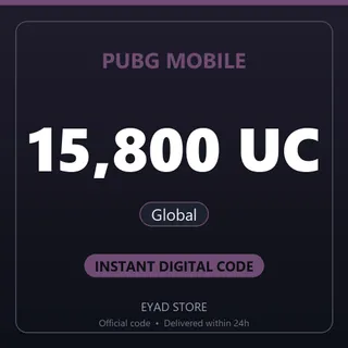 PUBG Mobile Top-Up - 15,800 UC - Global