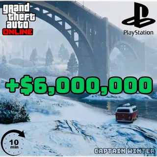 6.000.000 GTA MONEY PS5