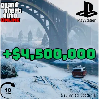 4.500.000 GTA MONEY PS5