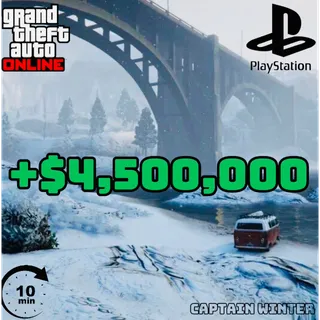4.500.000 GTA MONEY PS4