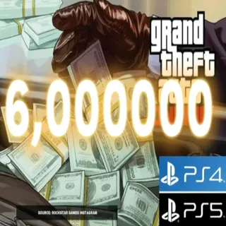6.000.000 GTA Money