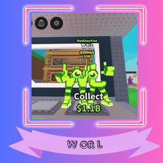 RADIOACTIVE W OR L 255M/S 