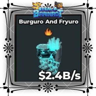 CYBER BURGURO AND FRYURO 2.4B/S