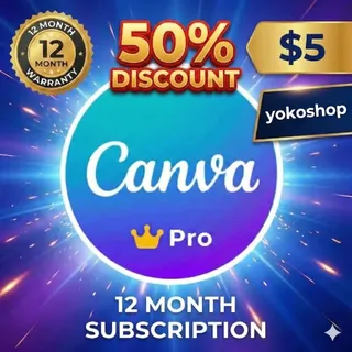 Canva Pro 12 Months ( Upgrade Your Own Account )