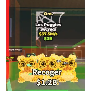 🔥Lowest Price 🔥 Los Puggies Gold $37.5M/s