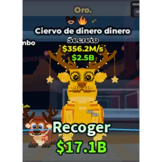 🔥Lowest Price 🔥 Money Money Reindeer Gold $356.2M/s