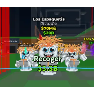 🔥Lowest Price 🔥 Los Spaghettis $70M/s