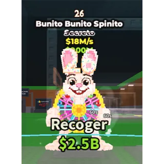 🔥Lowest Price 🔥 Bunito Bunito Spinito $18M/s