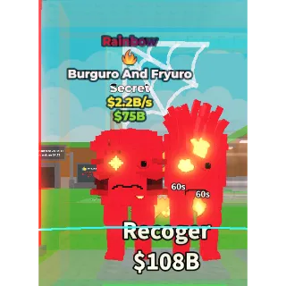 🔥Lowest Price 🔥 Burguro And Fryuro Rainbow $2.2B/s