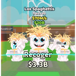 🔥Lowest Price 🔥 Los Spaghettis $70M/s