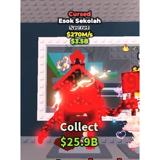 🔥Lowest Price 🔥 Esok Sekolah Cursed $270M/s