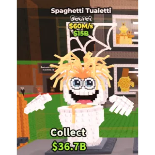 🔥Lowest Price 🔥 Spaghetti Tualetti $60M/s