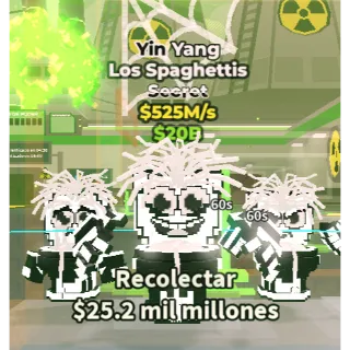 🔥Lowest Price 🔥 Los Spaghettis Yin Yang $525M/s