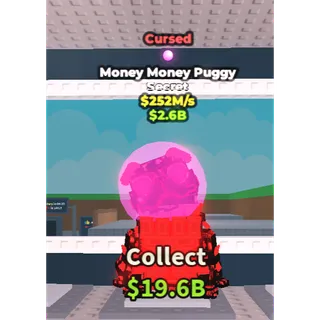 🔥Lowest Price 🔥 Money Money Puggy Cursed $252M/s