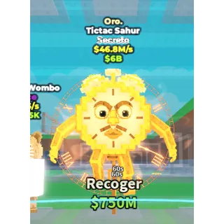 🔥Lowest Price 🔥 Tictac Sahur Gold $46.8M/s