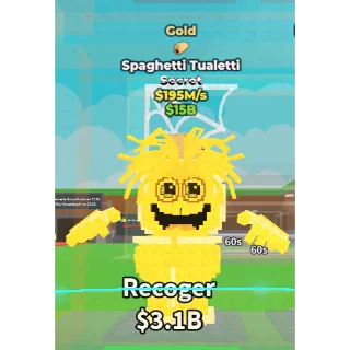 🔥Lowest Price 🔥 Spaghetti Tualetti Gold $195M/s