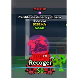 🔥Lowest Price 🔥 Money Money Puggy Cursed $252M/s