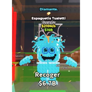 🔥Lowest Price 🔥 Spaghetti Tualetti Diamond $210M/s