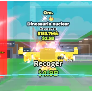 🔥Lowest Price 🔥 Nuclearo Dinossauro Gold $153.7M/s