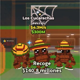 🔥Lowest Price 🔥 Los Cucarachas $4.3M/s