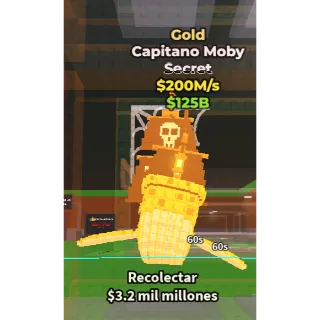 🔥Lowest Price 🔥 Capitano Moby Gold $200M/s
