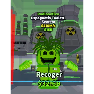 🔥Lowest Price 🔥 Spaghetti Tualetti Radioactive $510M/s