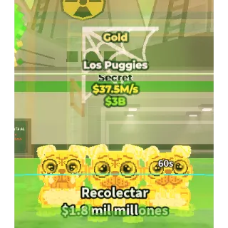 🔥Lowest Price 🔥 Los Puggies Gold $37.5M/s