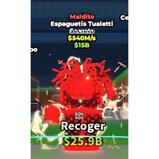 🔥Lowest Price 🔥 Spaghetti Tualetti Cursed $540M/s