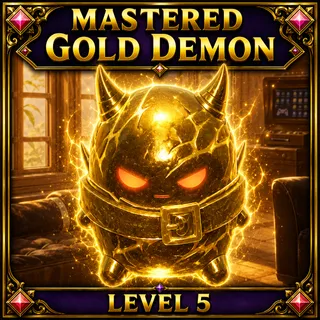 MASTERED Gold Demon | Fortnite