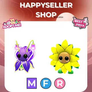 MFR VIOLET FRIENDS & SUNFLOWER FRIEND 