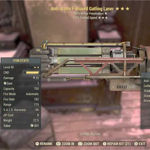 (Legacy) AA  Gat Laser