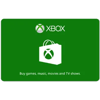 R$5.00 BRL Xbox Gift Card