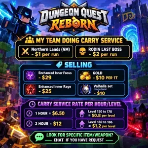 Dungeon Quest Reborn | SERVICES