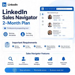 LinkedIn Premium - Sales Navigator Core 2 Month
