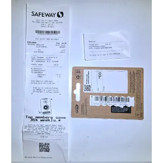 $100 Amazon USA Gift Card (Digital Code / Physical Store Receipt)