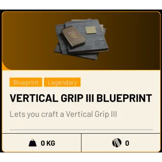 Vertical Grip III Blueprint