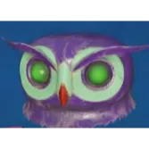 glowing owl mask
