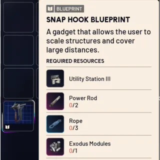 snap hook blueprint