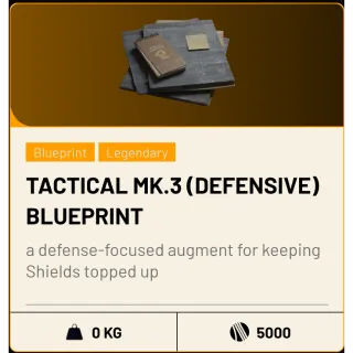 Tactical Mk.3 (DEFENSIVE) blueprint