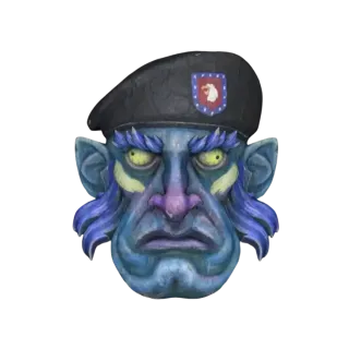 {pc} glowing captain mask