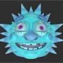 glowing sun mask